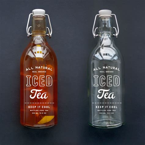 Iced tea bottles | Tea packaging design, Tea packaging, Iced tea