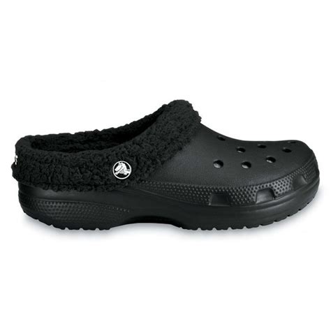 Crocs Mammoth Black (SC-A6) Unisex Fur Lined Clogs All Sizes | eBay