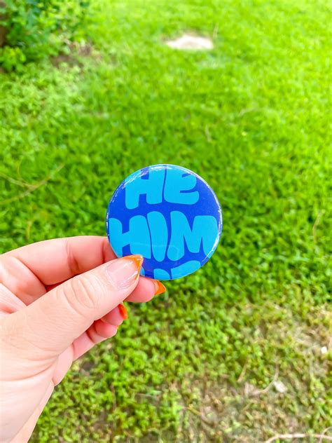 Pronoun Pins | Etsy