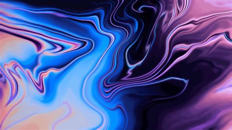 1440x900 resolution | blue and purple abstract illustration, waves ...