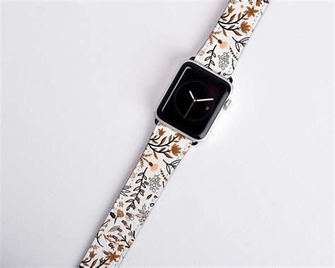 Flower Apple Watch Band Women 38mm 40mm 42mm 44mm Cute - Etsy