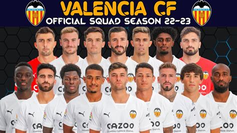 Valencia CF FULL OFFICIAL SQUAD 2022/23 | Valencia CF | LA LIGA Season ...