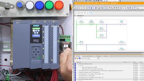 TIA Portal, S7-1500 – Wire, Program, Download, Test a New Program (S45 ...