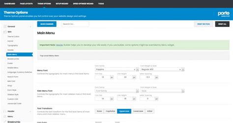 Skin - Porto Documentation Theme Options