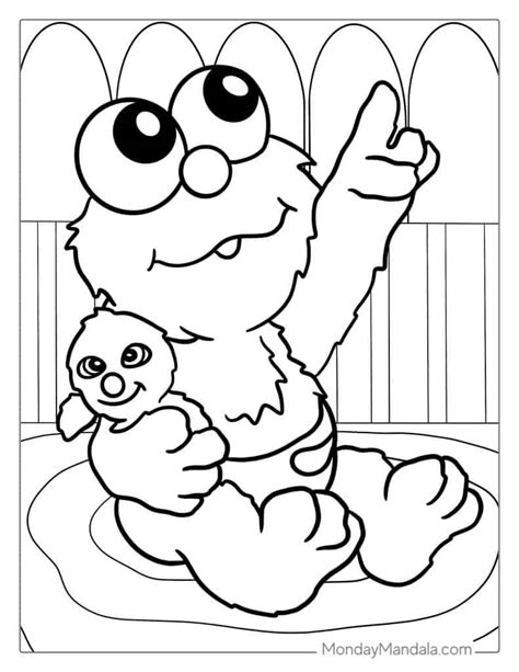 Free Baby Elmo Coloring Pages