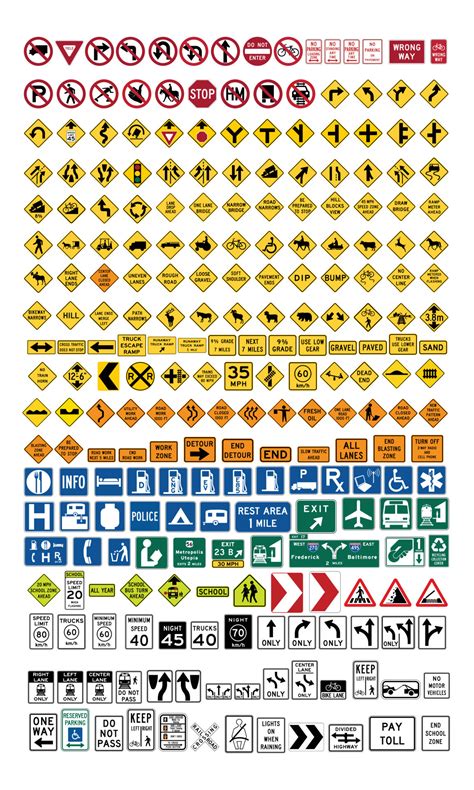 gráfico vectorial de nosotros señales de tráfico 14637417 Vector en ...