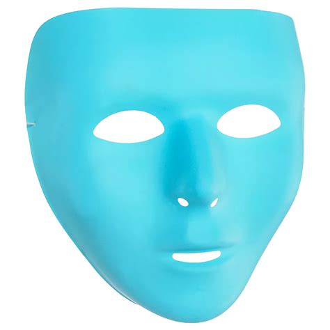 Turquoise Face Mask 7in x 3in | Party City