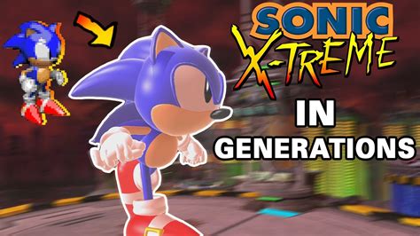 How Sonic Xtreme model looks like in Generations! - YouTube