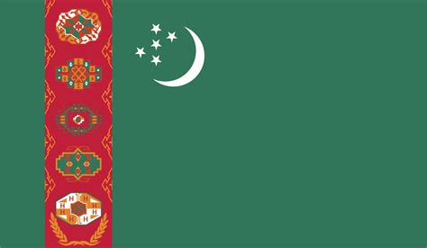 What Do the Colors and Symbols of the Flag of Turkmenistan Mean ...