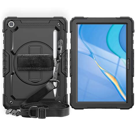 TUFF-LUV Armour Jack Case (Rugged)& Stand & Strap for Huawei Matepad ...