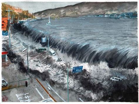 Tsunamis | Fenômenos naturais, Desastres naturais e Natureza