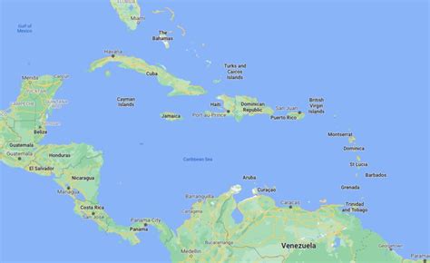 Caribbean Countries List & Map: Capital, Population & Area