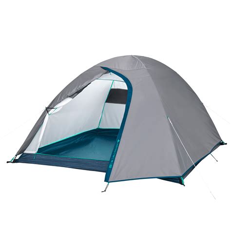 Decathlon Quechua MH100, 3 Person Dome Camping Tent, Waterproof, Gray ...