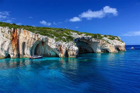 Landscape photo Blue Caves in Zakynthos, as limited edition prints