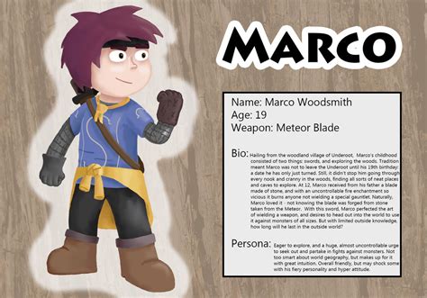 Marco - Character Profile by Moeberguine on DeviantArt