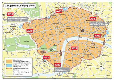 Congestion Charge Area Map