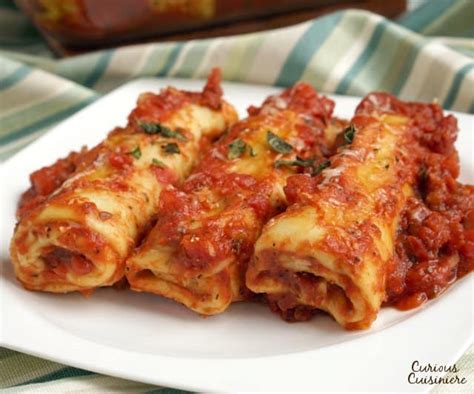 Cannelloni Ricotta e Spinaci (Spinach and Ricotta Cannelloni) • Curious ...