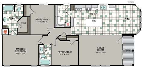 Silvercrest Manufactured Homes Floor Plans - floorplans.click