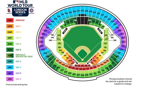 MLB London Series - St. Louis Cardinals v Chicago Cubs (Sunday) Seating ...