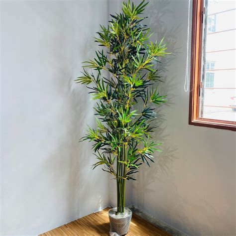 Bamboo Artificial Plant Decoration / Pokok Buluh Hiasan 180cm | Shopee ...