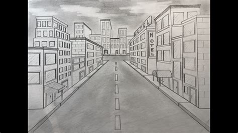 Street Perspective Drawing