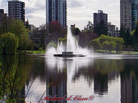 Lost Lagoon Fountain by MAOlsen-Creations on DeviantArt