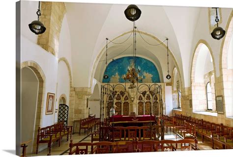 Interior of a Synagogue, Jerusalem, Israel Wall Art, Canvas Prints ...