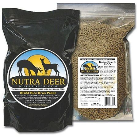 Nutra Deer Rico Rice Bran Pellets, 5 lbs - Walmart.com