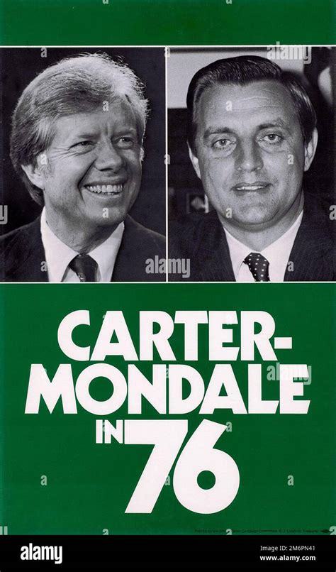 A poster from Jimmy Carter's 1976 presidential campaign, "Carter ...