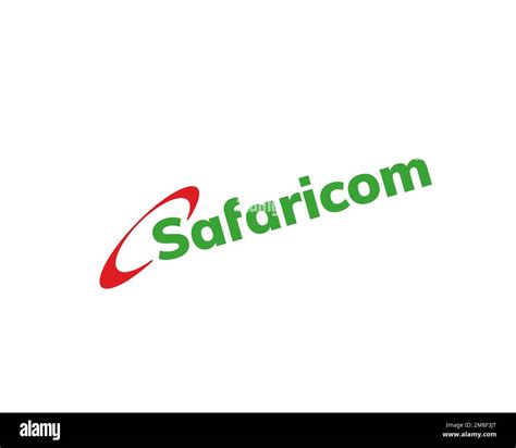 Safaricom, rotated logo, white background Stock Photo - Alamy