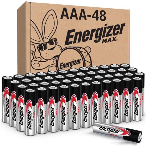 Energizer MAX AAA Batteries (48 Pack), Triple A Alkaline Batteries ...