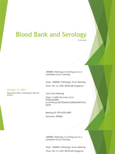 Blood Bank and Serology | PDF | Serology | Hematology