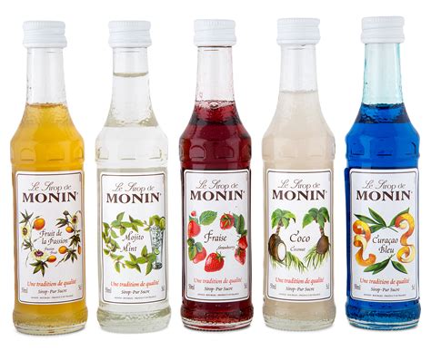 Monin Syrup Cocktail Set 5pk 50mL | Catch.com.au