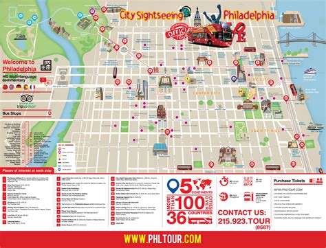 Philadelphia Attractions Map PDF - FREE Printable Tourist Map ...