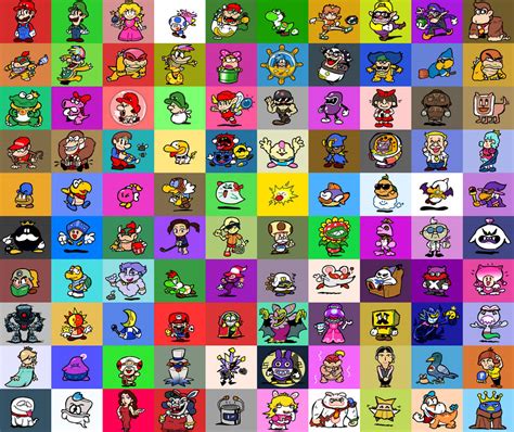 100 Mario Characters by JazzmanZ on DeviantArt