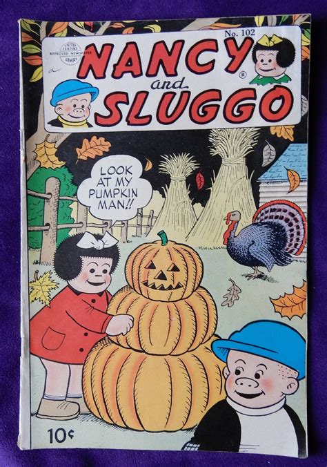 Vintage Nancy and Sluggo Comic Book No. 102 - Etsy