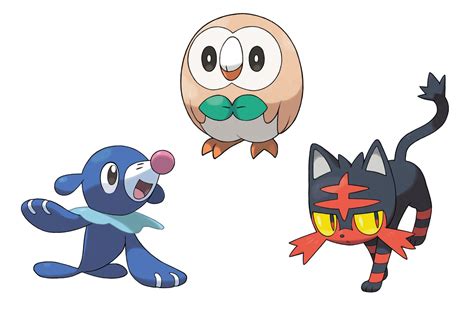 Meet Pokémon Sun and Moon's starter Pokémon and first evolutions | WIRED UK