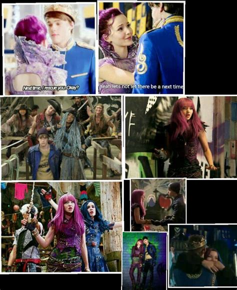 Descendants and descendants 2. Mal saves Ben again | Disney descendants ...