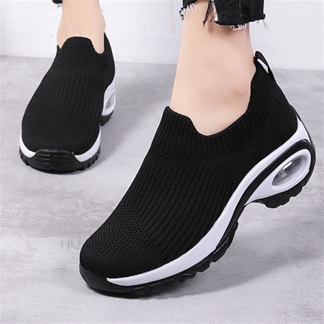 Rubber Slip On Shoes for Women Sneakers Korean Fashion for Lady ...