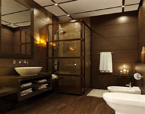 18 Sophisticated Brown Bathroom Ideas | Home Design Lover