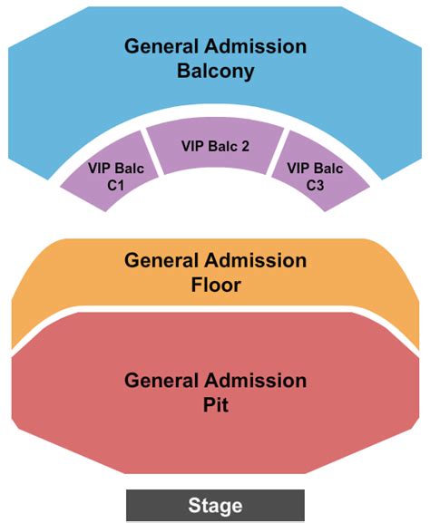 GA Pit/Floor/Balc & VIP Balc at The Novo Seating Chart | CloseSeats.com