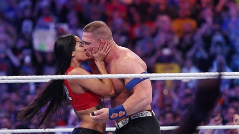 John Cena and Nikki Bella get engaged at Wrestlemania 33 - ABC News