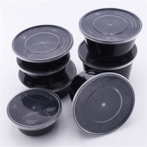 China Disposable 1000ml Take Away Round Plastic Food Containers/Food ...