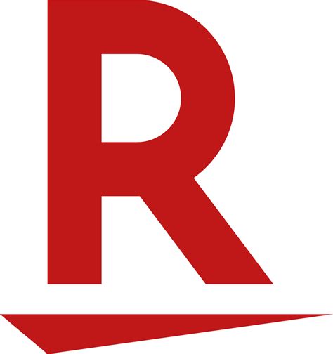 Rakuten logo in transparent PNG and vectorized SVG formats