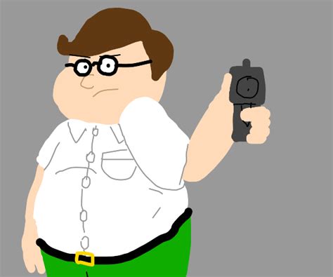 Peter griffin point gun at you - Drawception