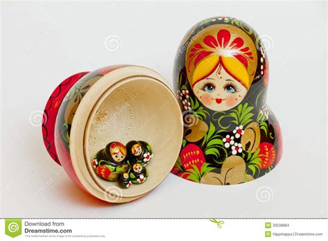 Matrioshka stock photo. Image of costume, drawing, matrioshka - 30538884