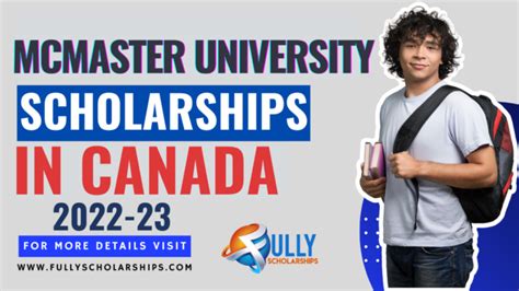 McMaster University Scholarships 2023 in Canada | Fully Funded - Fully ...