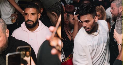 Drake & Chris Brown Party at Miami Club While Shooting ‘No Guidance ...