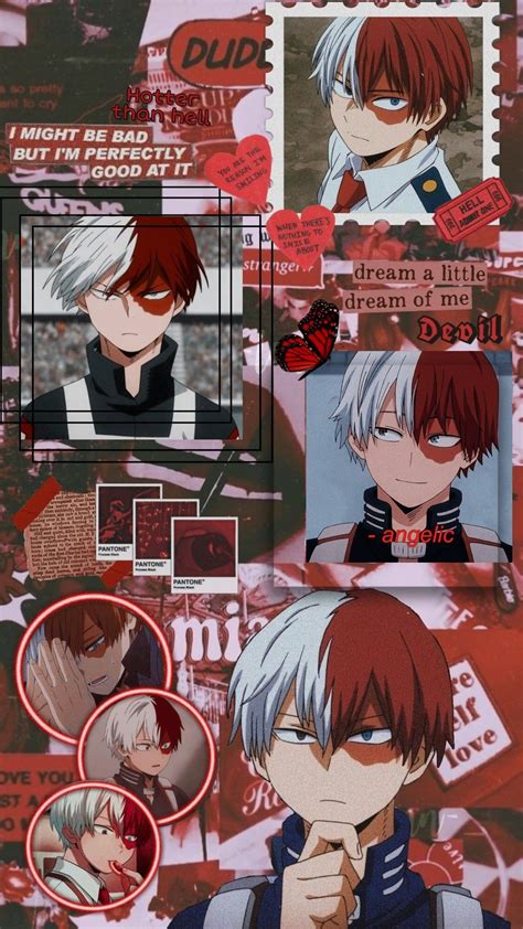 Todoroki Shoto aesthetic wallpaper | Cute anime wallpaper, Cool anime ...