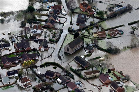 UK Flooding Crisis: Aerial Photos of the Somerset Levels